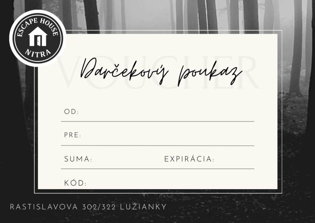Darčekový poukaz Nitra